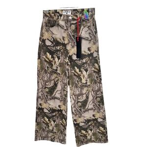 VBRT Women's Camo Print‎ Wide Leg Jeans Size 9 W28